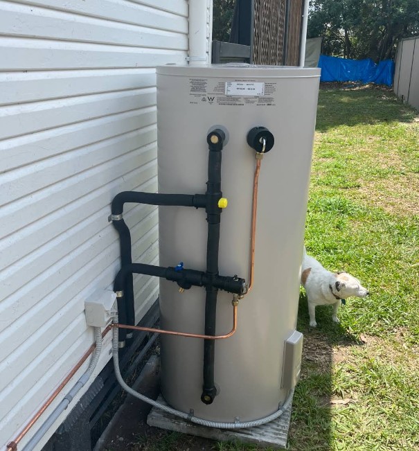 Hot water system installation